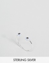 Thumbnail for your product : ASOS Wedding Sterling Silver Open Daisy Ring