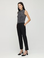 Thumbnail for your product : Prada Feather Embellished Wool Knit Top