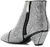 Thumbnail for your product : Balmain rhinestone ankle boots
