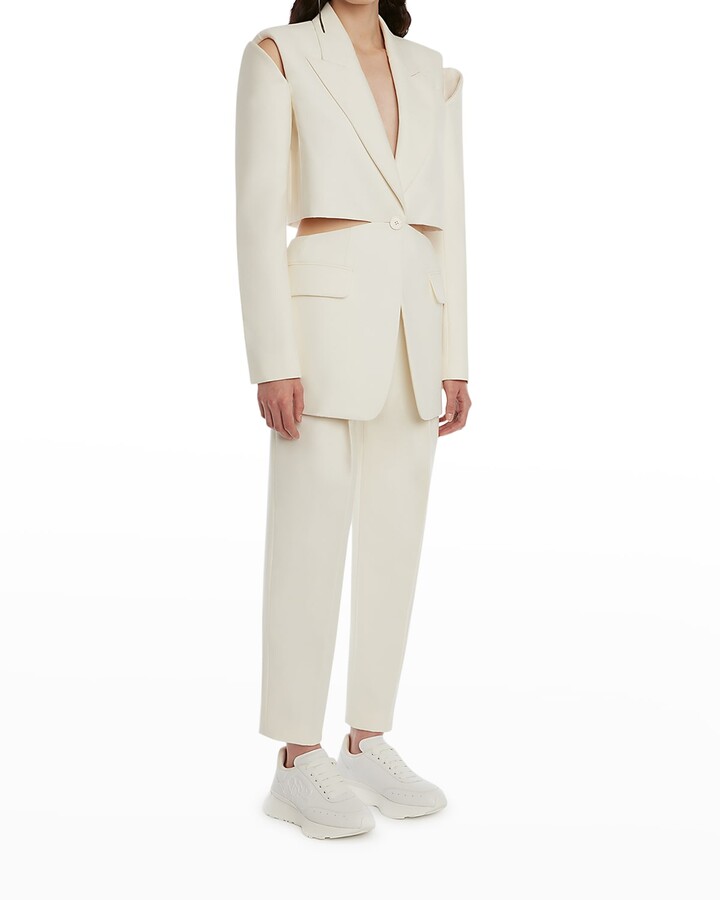 Alexander McQueen White Women's Jackets | Shop the world's largest 