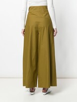 Thumbnail for your product : Erika Cavallini Wide Leg Belted Trousers