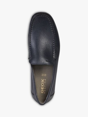Geox Tivoli Leather Loafers, Navy
