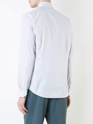 Cerruti Long-Sleeved Micro-Print Shirt