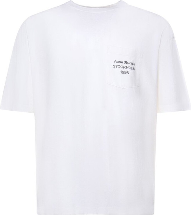 Acne Studios Logo Printed Crewneck T-Shirt