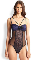 Thumbnail for your product : Aubade Strangers In The Night Thong Bodysuit