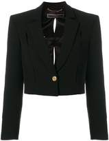 Versace cropped tuxedo jacket 