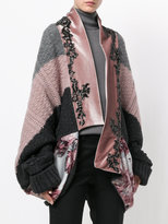 Thumbnail for your product : Antonio Marras embellished draped cardigan
