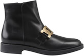 Thumbnail for your product : Tod's Logo Plaque Ankle Boots