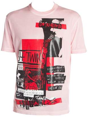 DSQUARED2 64 Twins Caten Graphic T-Shirt