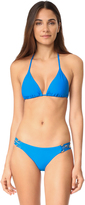 Thumbnail for your product : Pilyq Braided Back Triangle Bikini Top