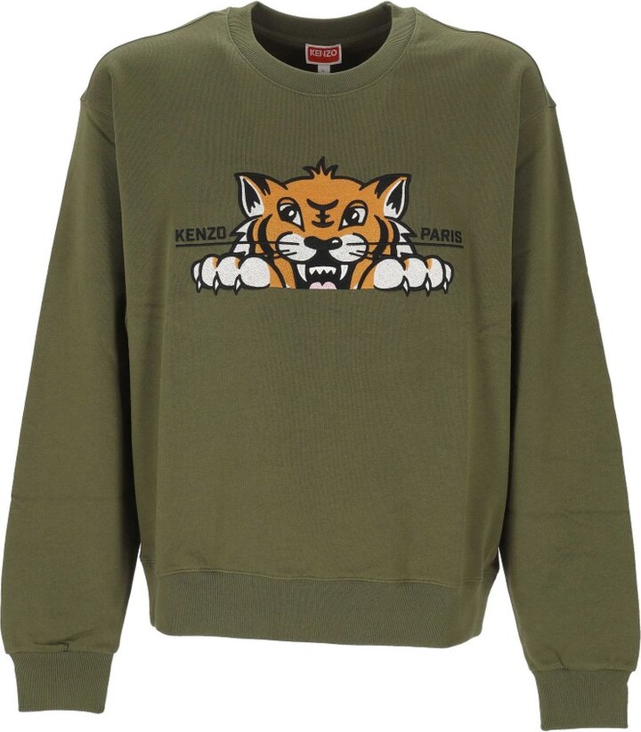 Kenzo Happy Tiger Crewneck Sweatshirt