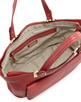 Thumbnail for your product : Rachel Zoe Abbey East-West Leather Tote Bag, Rouge