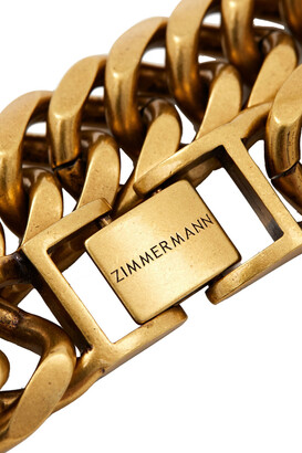 Zimmermann Burnished gold-tone anklet