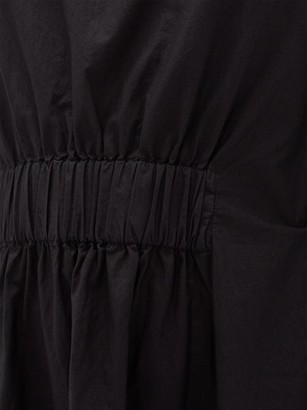 Toogood The Florist Cotton-poplin Midi Dress - Black