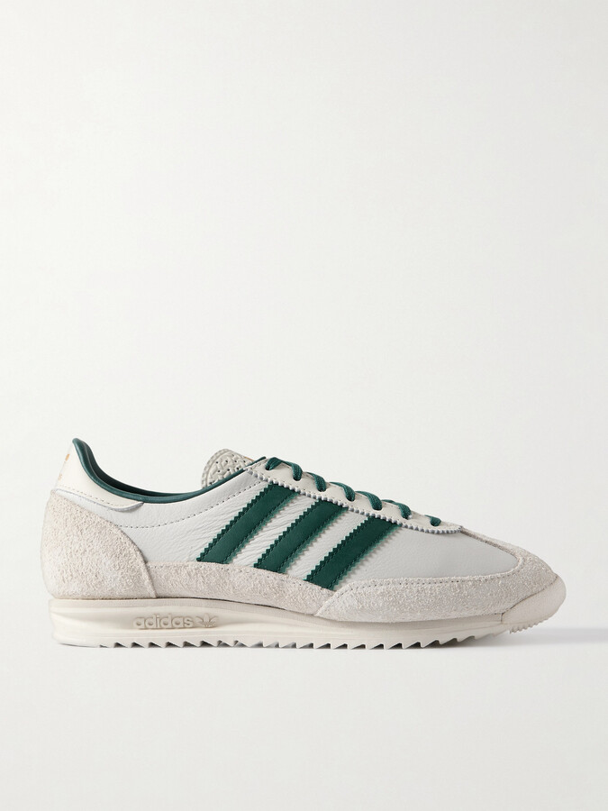 adidas Sl 72 Og Suede-trimmed Leather Sneakers - Off-white