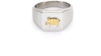 Origami Jewellery Signet Ring Elephant