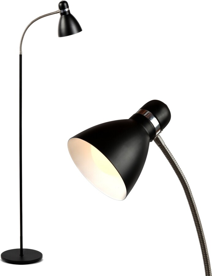 Brightech Avery Led Adjustable Gooseneck Standing Dimmable Floor Lamp