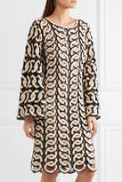 Thumbnail for your product : Chloé Crocheted Cotton Dress - Navy
