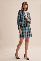 Thumbnail for your product : Country Road Crop Check Double Breasted Blazer