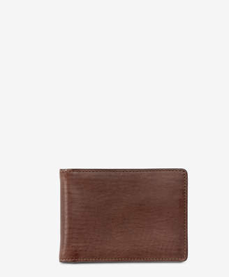 GiGi New York Slim Wallet Brown Vachetta Leather