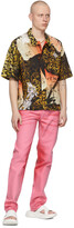 Thumbnail for your product : Givenchy Orange & Black Boxy Graphic Shirt