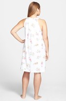 Thumbnail for your product : Carole Hochman Designs 'Tropic Ditsy' Short Jersey Nightgown (Plus Size)