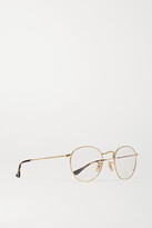 Thumbnail for your product : Ray-Ban Round-frame Gold-tone Optical Glasses - one size