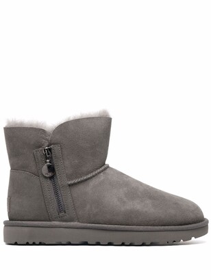 UGG Shearling-Lined Ankle Boots