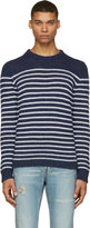 Thumbnail for your product : Diesel Navy & White K-Boletus Sweater