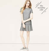 Thumbnail for your product : LOFT Tweed Stripe Tennis Dress
