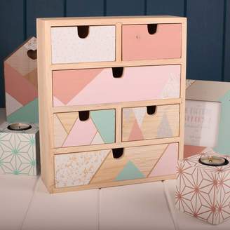 Nest **Set Of Wooden Jewellery Drawers