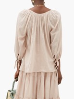 Thumbnail for your product : Loup Charmant Capucine Organic-cotton Muslin Blouse - Pink
