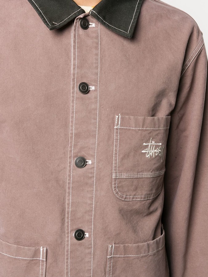 Stussy Brushed Moleskin Chore Jacket ShopStyle