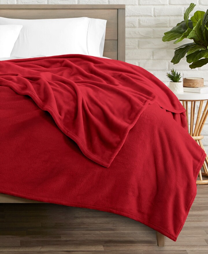 Bare Home Fleece Microplush Full/Queen Blanket