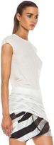 Thumbnail for your product : Rick Owens Cotton Muscle Tee in Milk