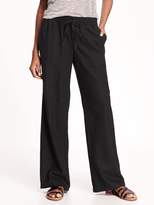 Thumbnail for your product : Old Navy Mid-Rise Linen-Blend Pants for Women