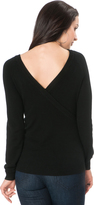 Thumbnail for your product : A Pea in the Pod TRINA TURK Long Sleeve Back Interest Maternity Sweater
