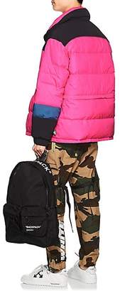 Off-White Men's Convertible Down-Quilted Puffer Jacket - Pink