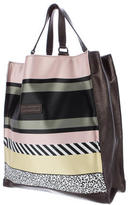 Thumbnail for your product : Longchamp Satin Patterned Satchel