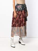 Thumbnail for your product : Zimmermann floral print pleated skirt