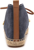 Thumbnail for your product : Tory Burch Denim Lace Up Espadrilles