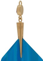 Thumbnail for your product : Hillier Bartley Gold-plated Dart Charm - Blue