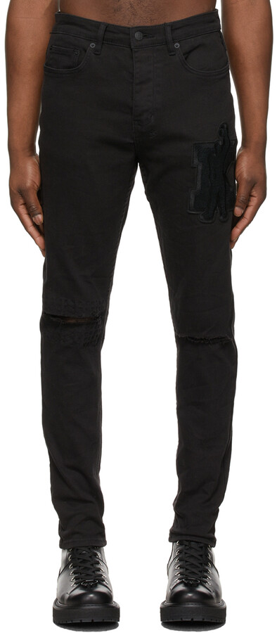 Ksubi Black Wolfgang K Patch Ace Jeans - ShopStyle