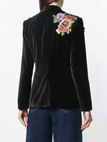 Thumbnail for your product : Alice + Olivia floral embroidered blazer