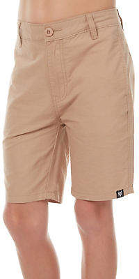 Zoo York New Boys Kids Boys Creek Short Cotton Fitted Natural
