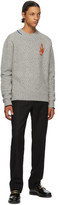 Thumbnail for your product : J.W.Anderson Grey Knit Crewneck Sweater