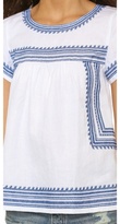 Thumbnail for your product : Madewell Linen Folktale Blouse