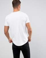 Thumbnail for your product : Hollister Henley T-Shirt Slim Fit Icon Logo In White