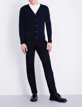 John Smedley Petworth V-neck merino wool cardigan - ShopStyle