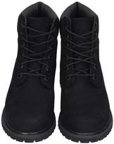 Thumbnail for your product : Timberland 6in Prem Combat Boots In Black Nubuck